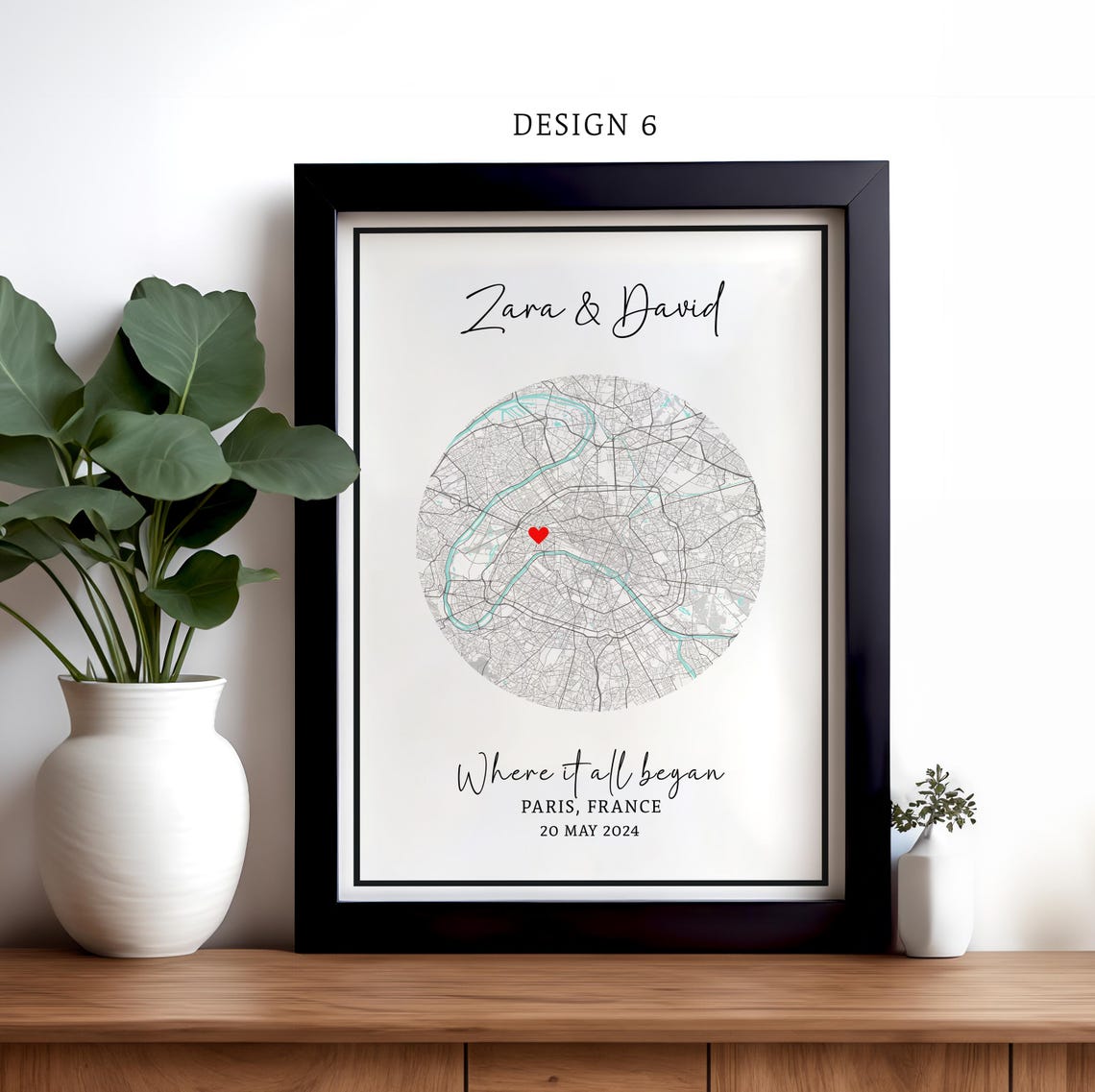 Engagement Print, Engagement Gift, Gift For Engaged Couple, Personalised Map Print, Engagement Gift For Her - Digital File