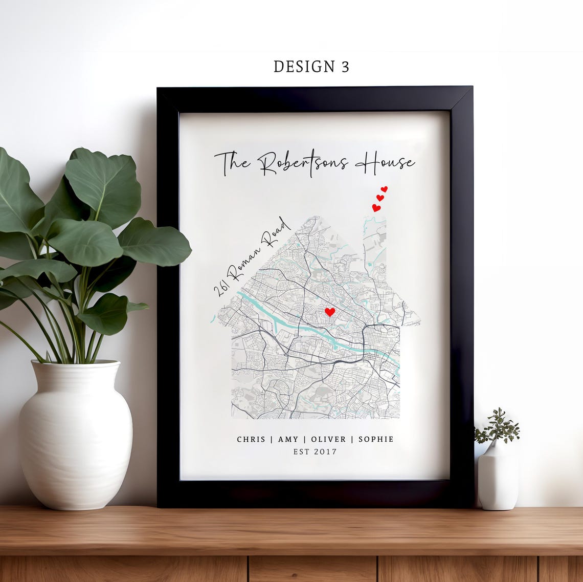 Personalised Housewarming Gift, New Home Gift, Custom Home Map, First Time Home Buyer, First Home Gift, Our First Home - Digital File