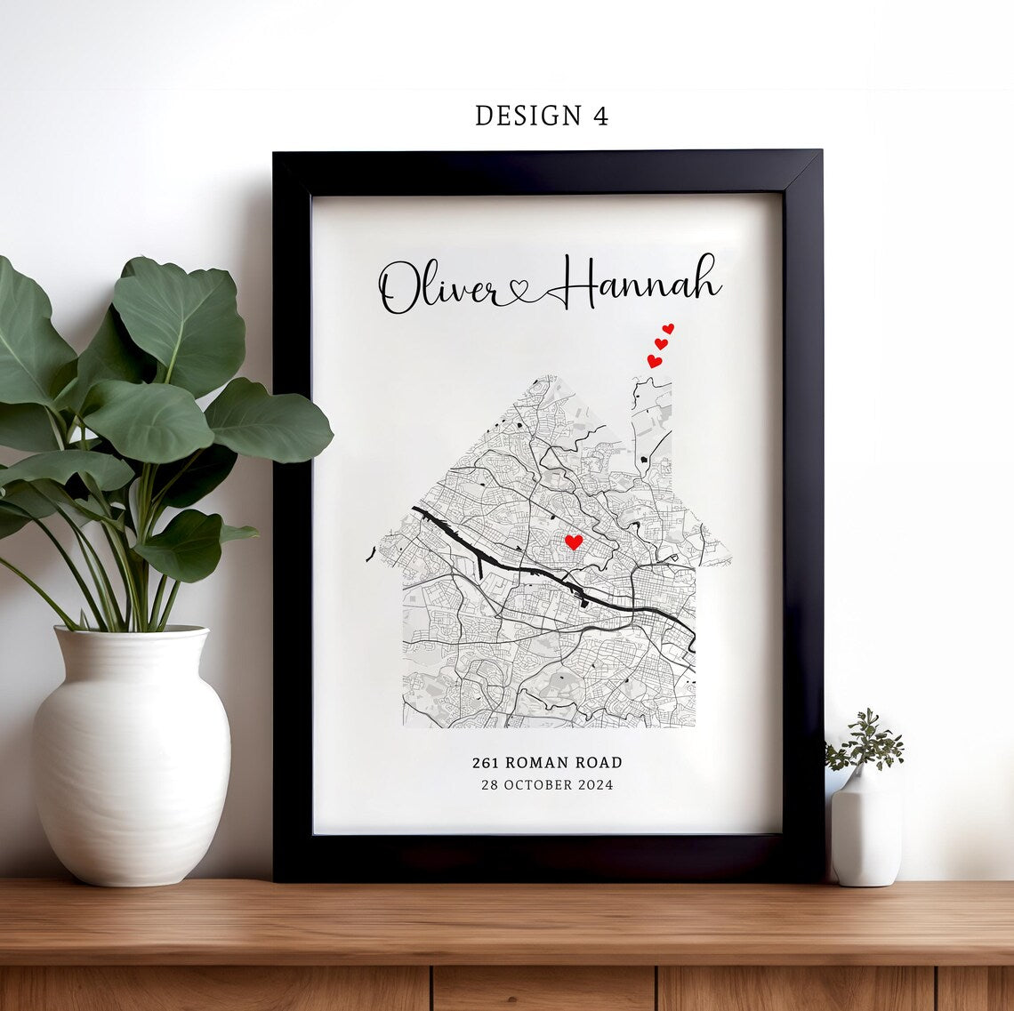 Personalised Housewarming Gift, New Home Gift, Custom Home Map, First Time Home Buyer, First Home Gift, Our First Home, House Name Print