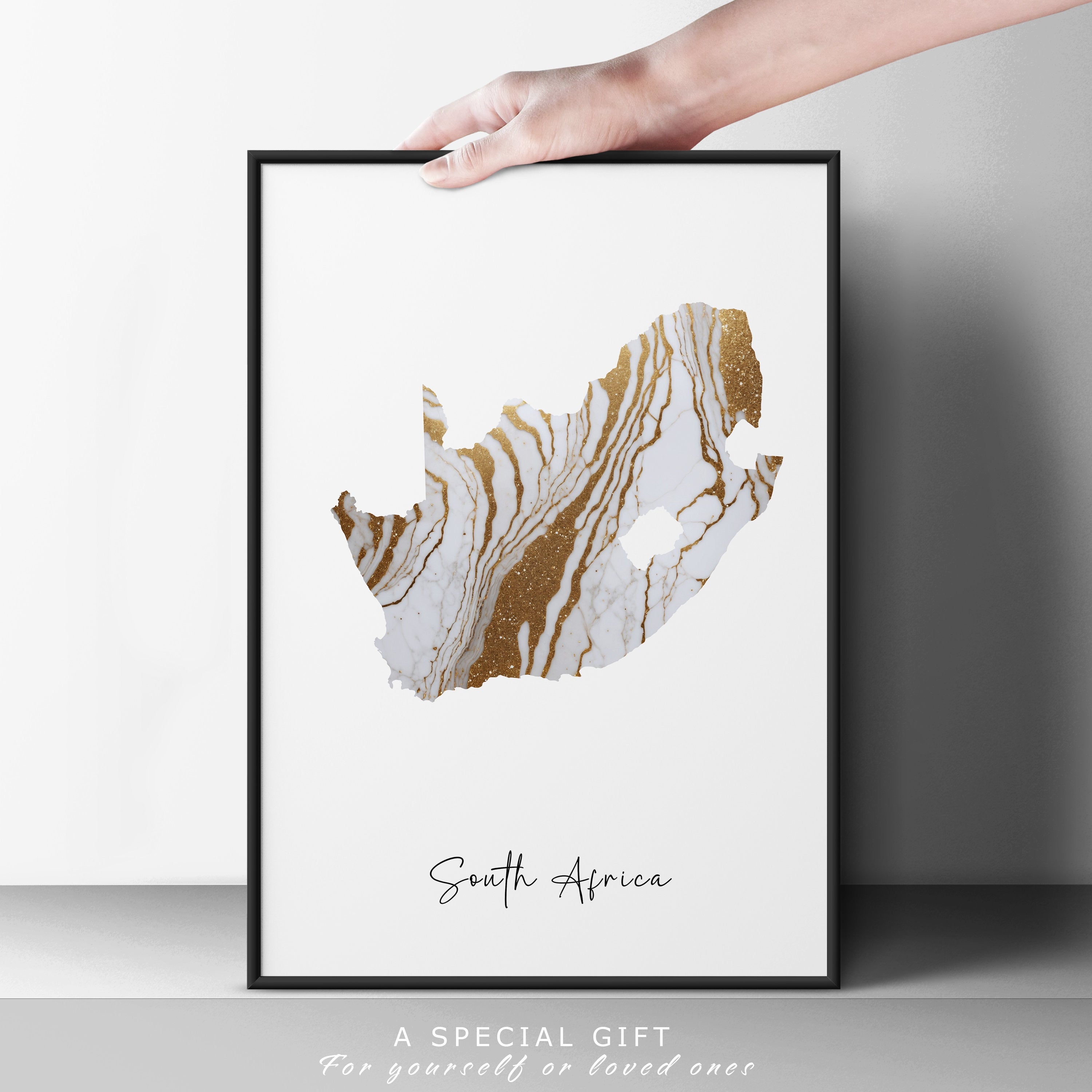 Custom Map Print: Office Decor