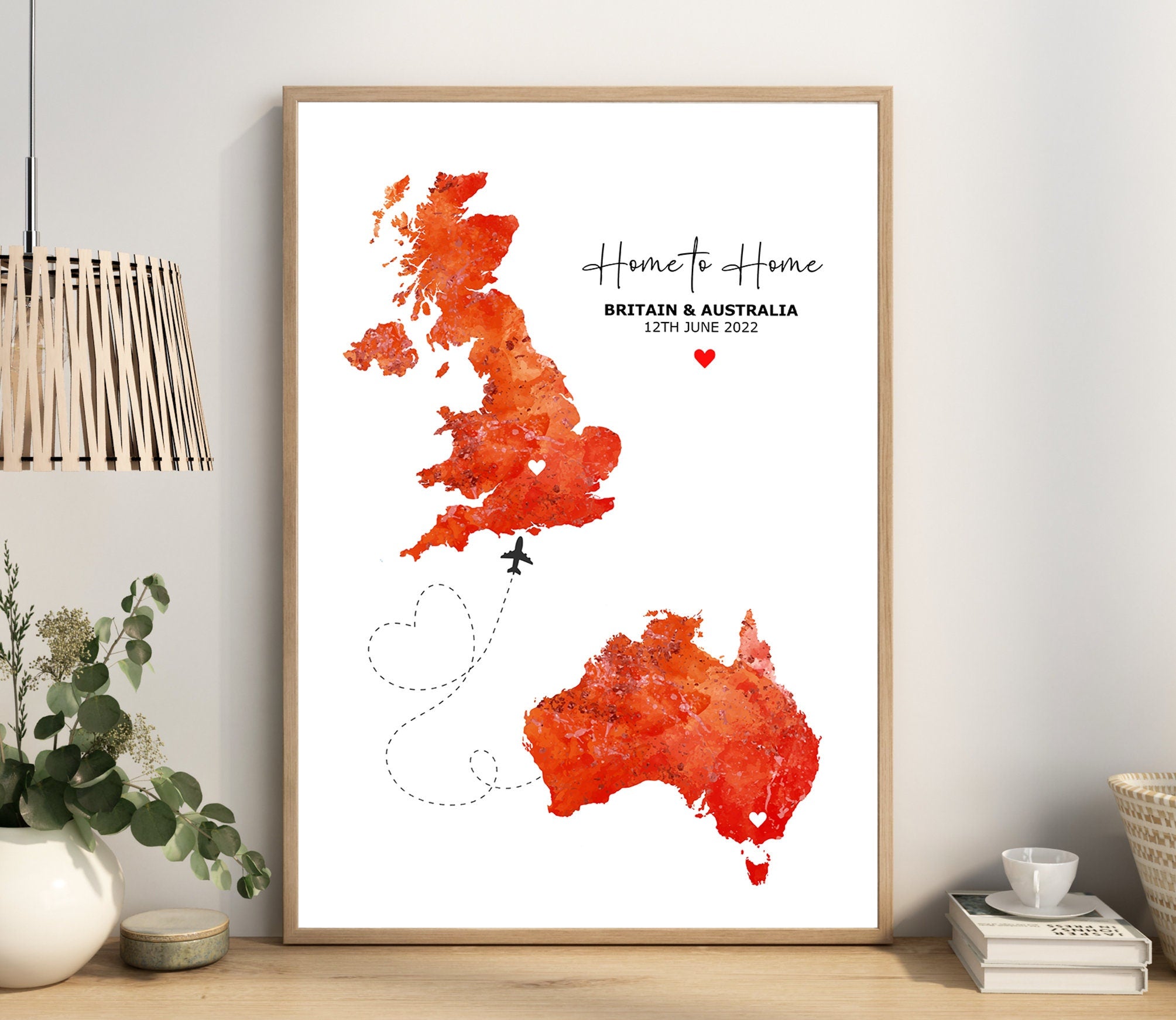 Long Distance Gift for Family and Friends, Moving or Going Away Present, Memorable Heartfelt Sentimental Friendship Personalized Keepsake