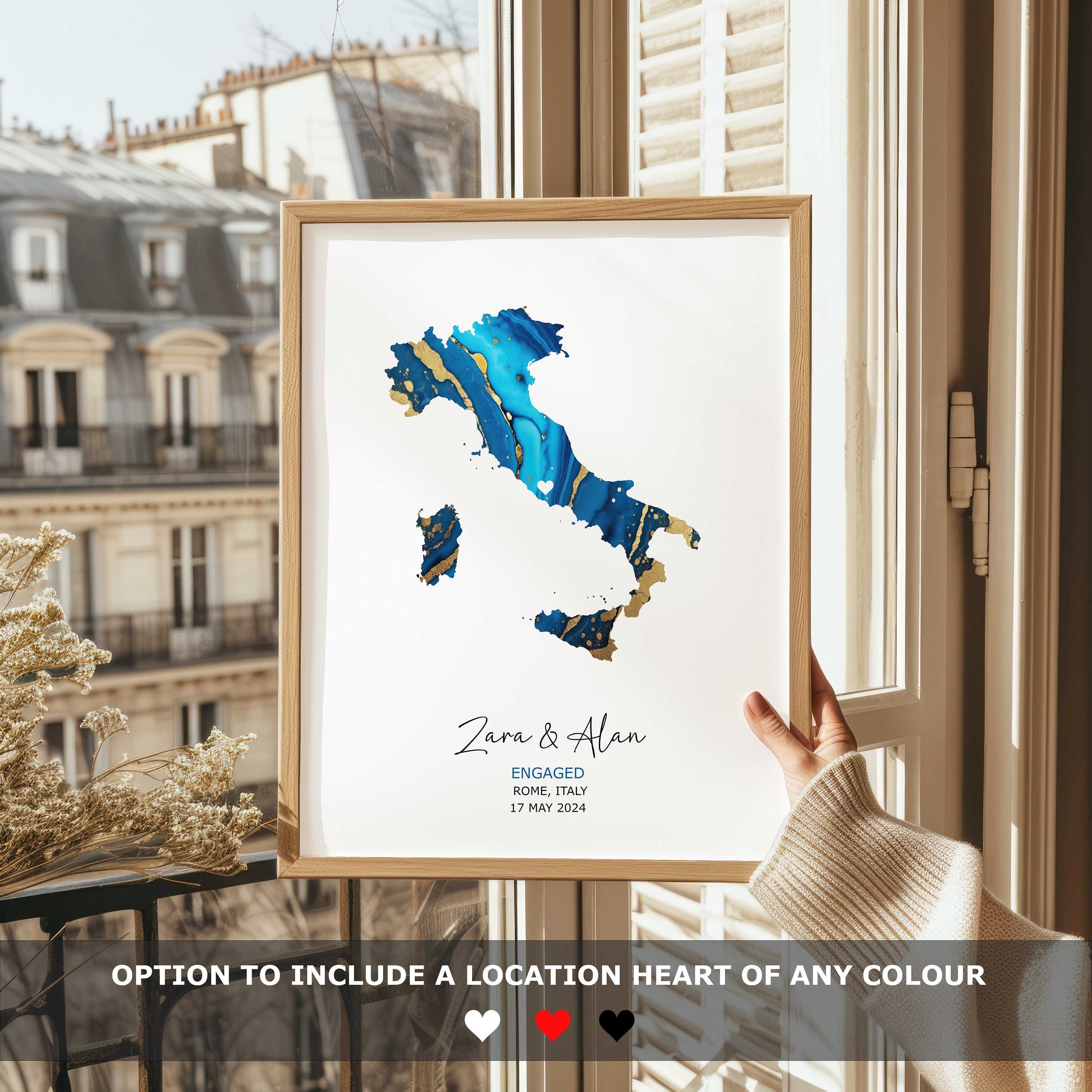 Wedding Map Print, Wedding Gift For Bride, Personalised Map Print, Gift For Couple, Gift For Husband, Wedding Map Print