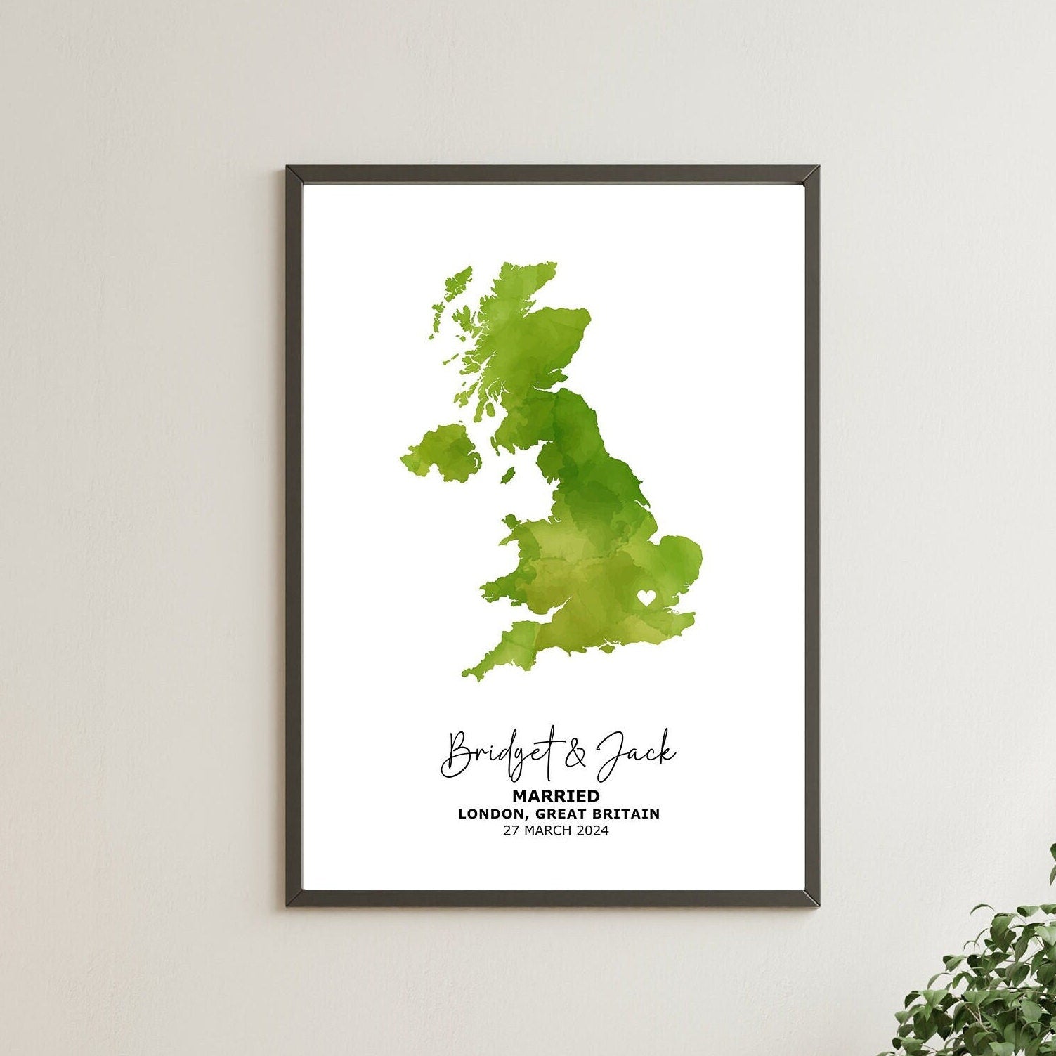 Wedding Gift For Couple, Personalised Map Print, Wedding Gift For Bride, Gift For Couple, Gift For Husband, Wedding Map Print