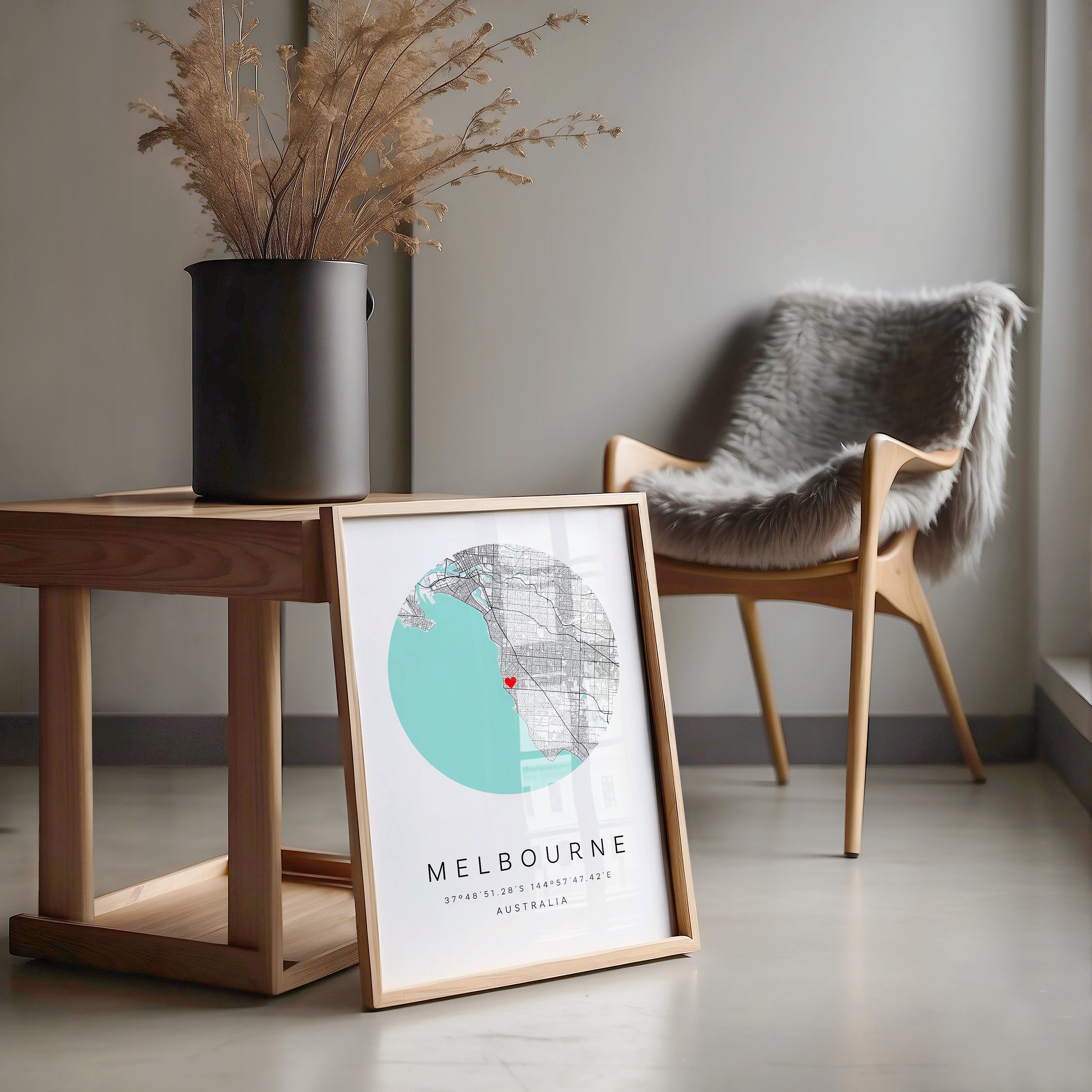 Personalised Map Print, Custom Map Prints Any Location, Travel Print, Anniversary, Custom Map, Home Town Map, City Map