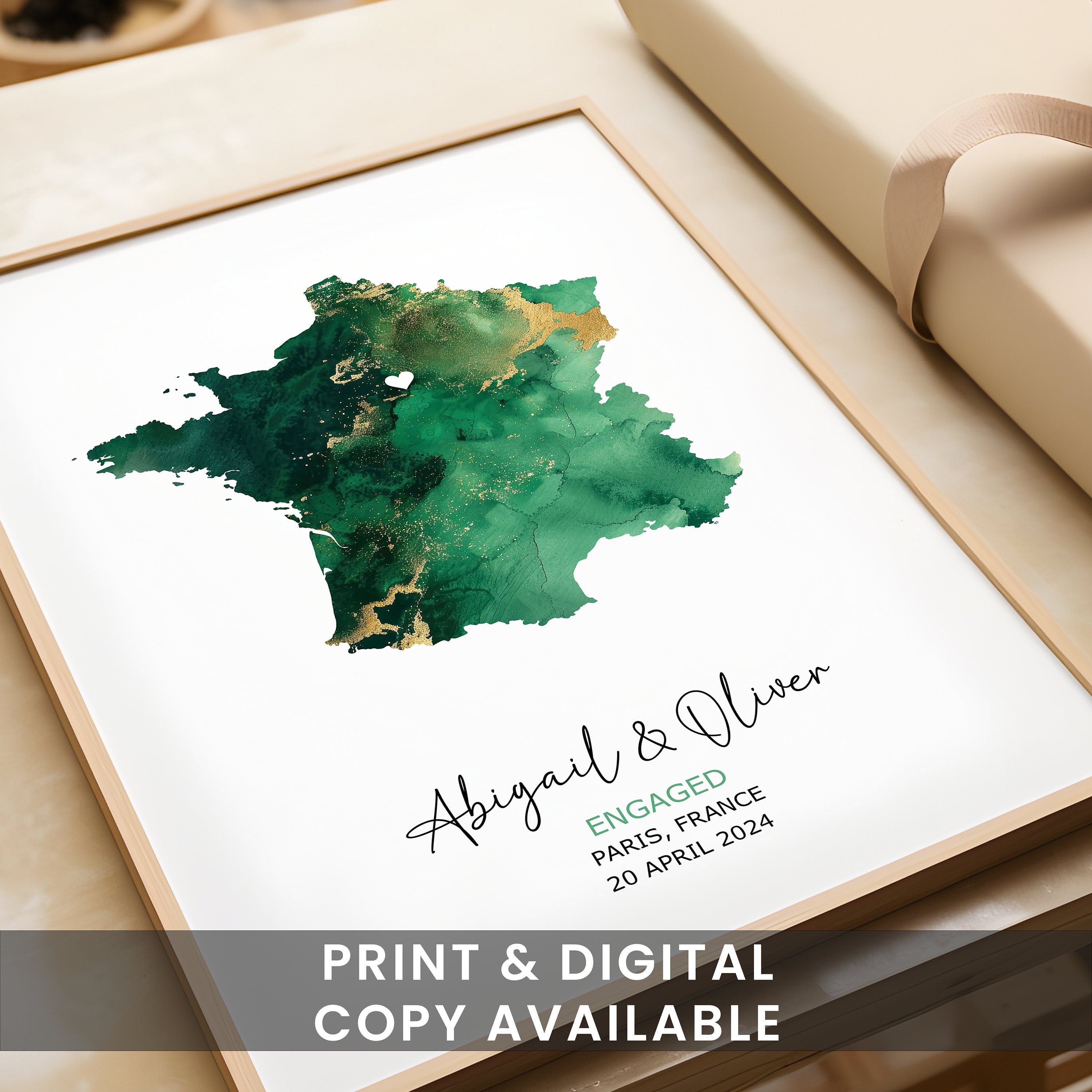 Wedding Map Print, Wedding Gift For Bride, Personalised Map Print, Gift For Couple, Gift For Husband, Wedding Map Print