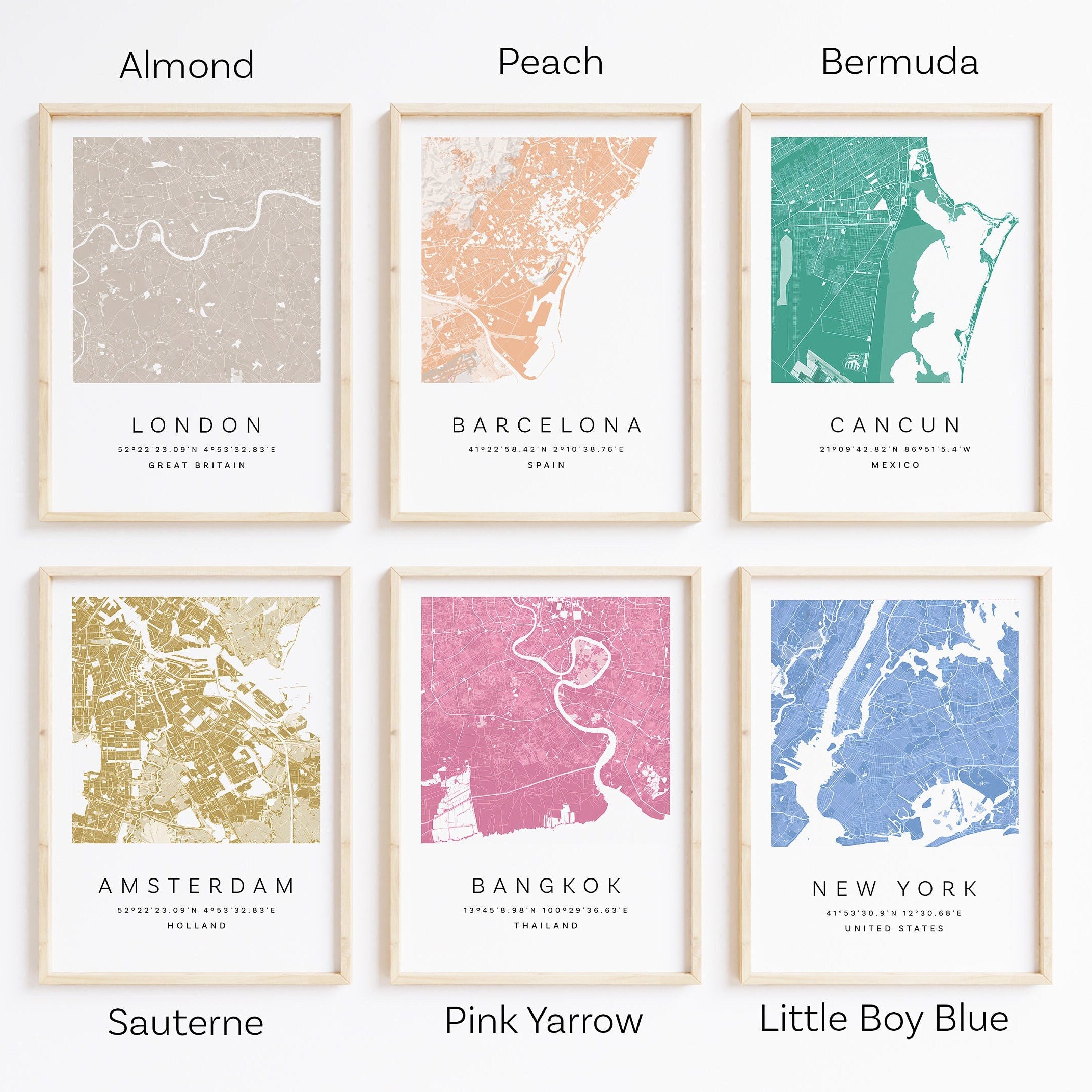 Personalised Map Print, City Map Print, Custom Map Poster, Personalized Wall Decor, New Home Gift, Moving Country Gift, Long Distance Gift