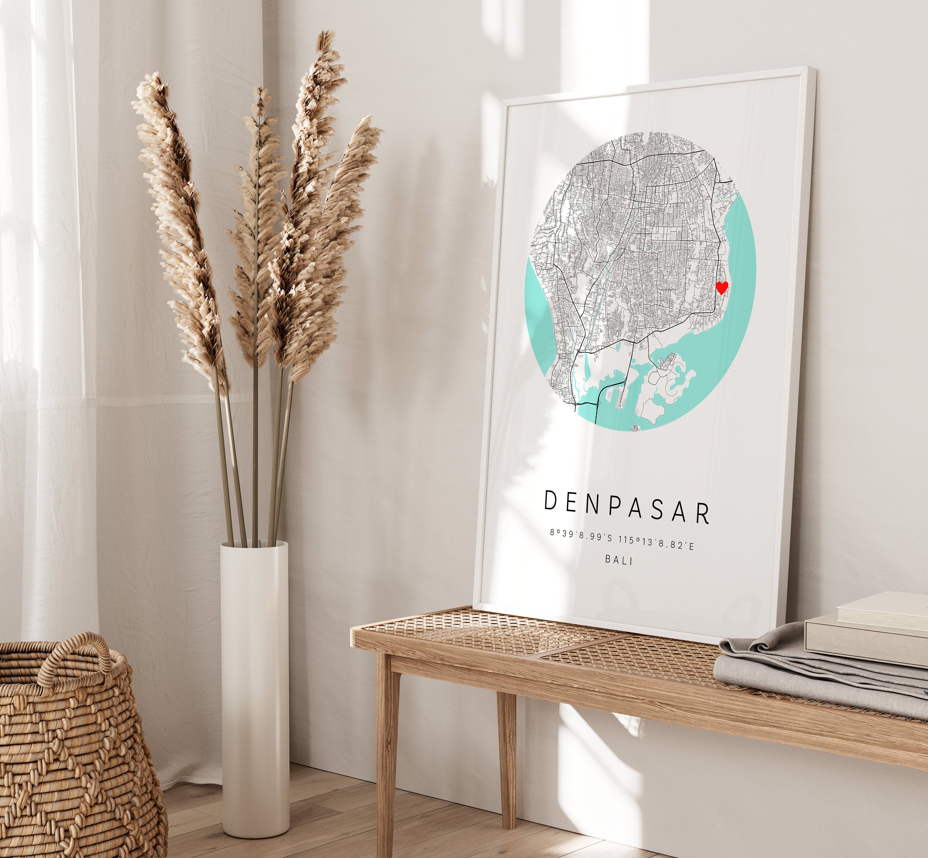 Personalised Map Print, Custom Map Prints Any Location, Travel Print, Anniversary, Custom Map, Home Town Map, City Map