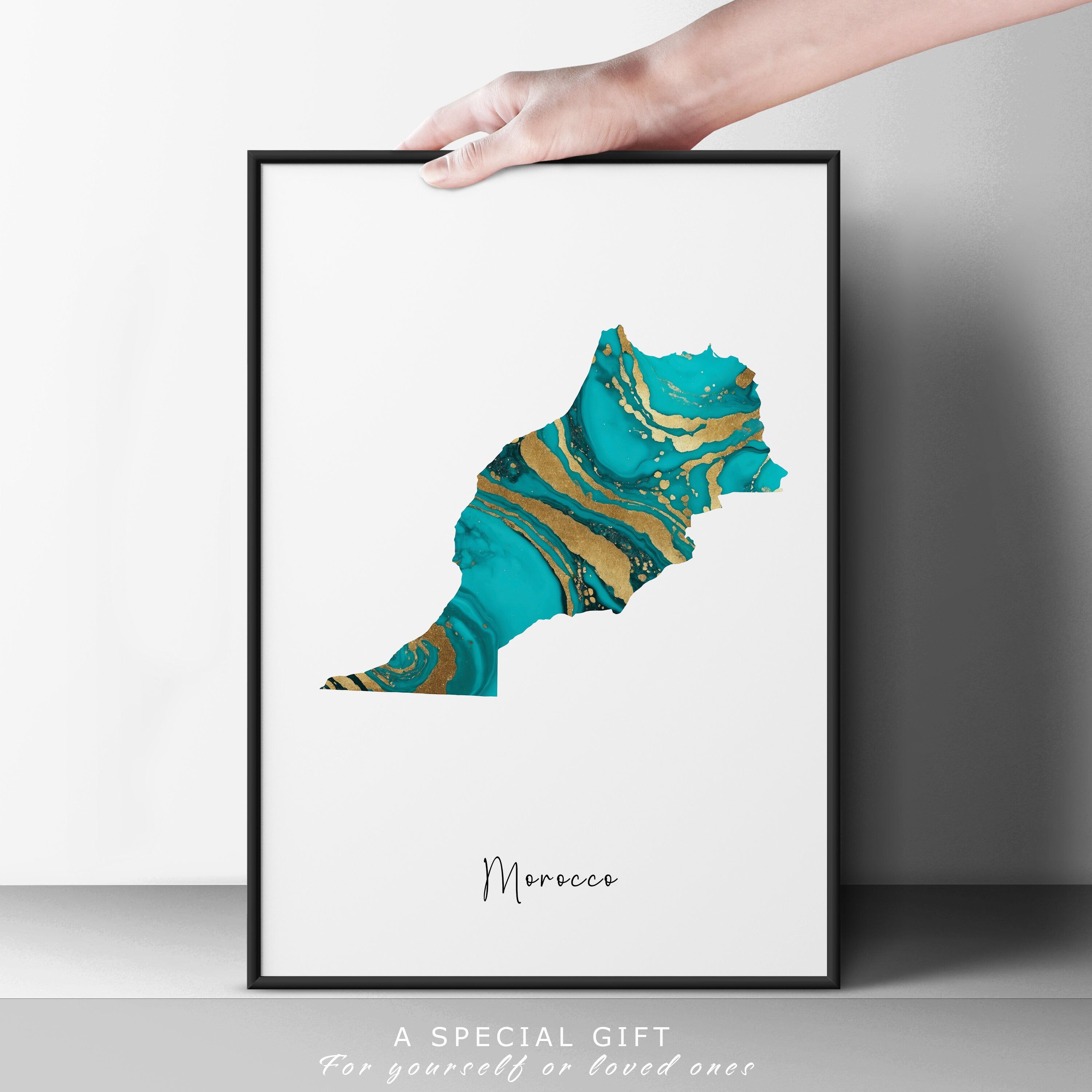 Custom Map Print: Office Decor