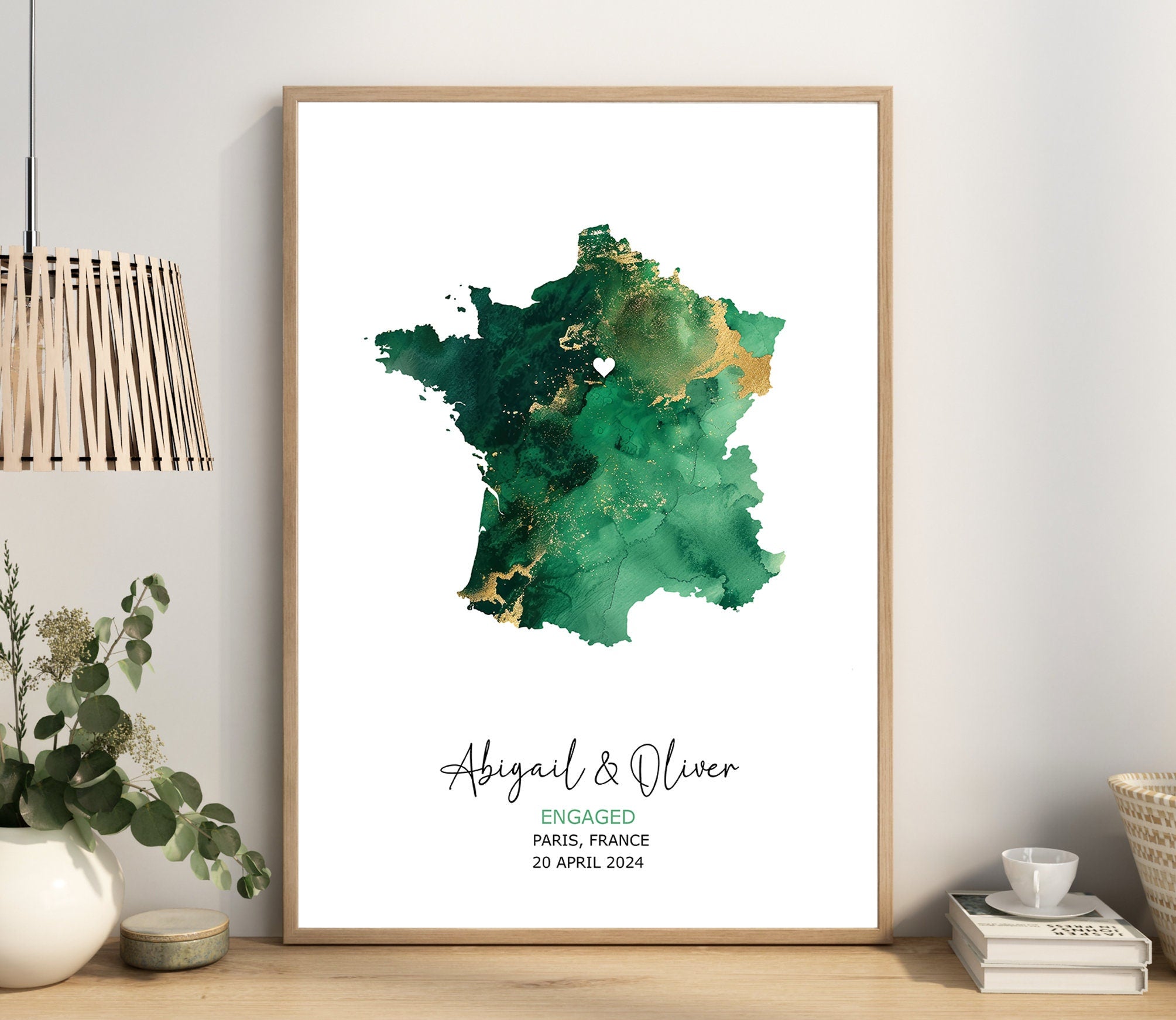 Wedding Map Print, Wedding Gift For Bride, Personalised Map Print, Gift For Couple, Gift For Husband, Wedding Map Print